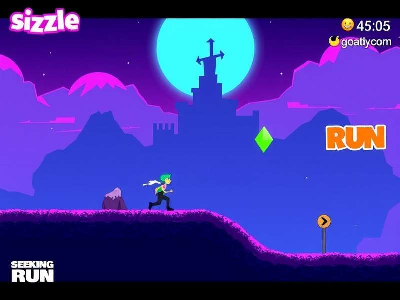 Sizzle Seeking Run Gameplay Screenshot